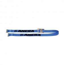 2" X 20' Ratchet Buckle "E" Strap Assembly - Blue 1-Pc End Fitting